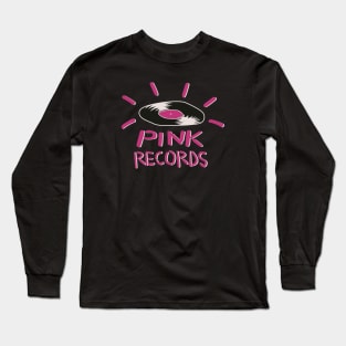 Pink Records Long Sleeve T-Shirt